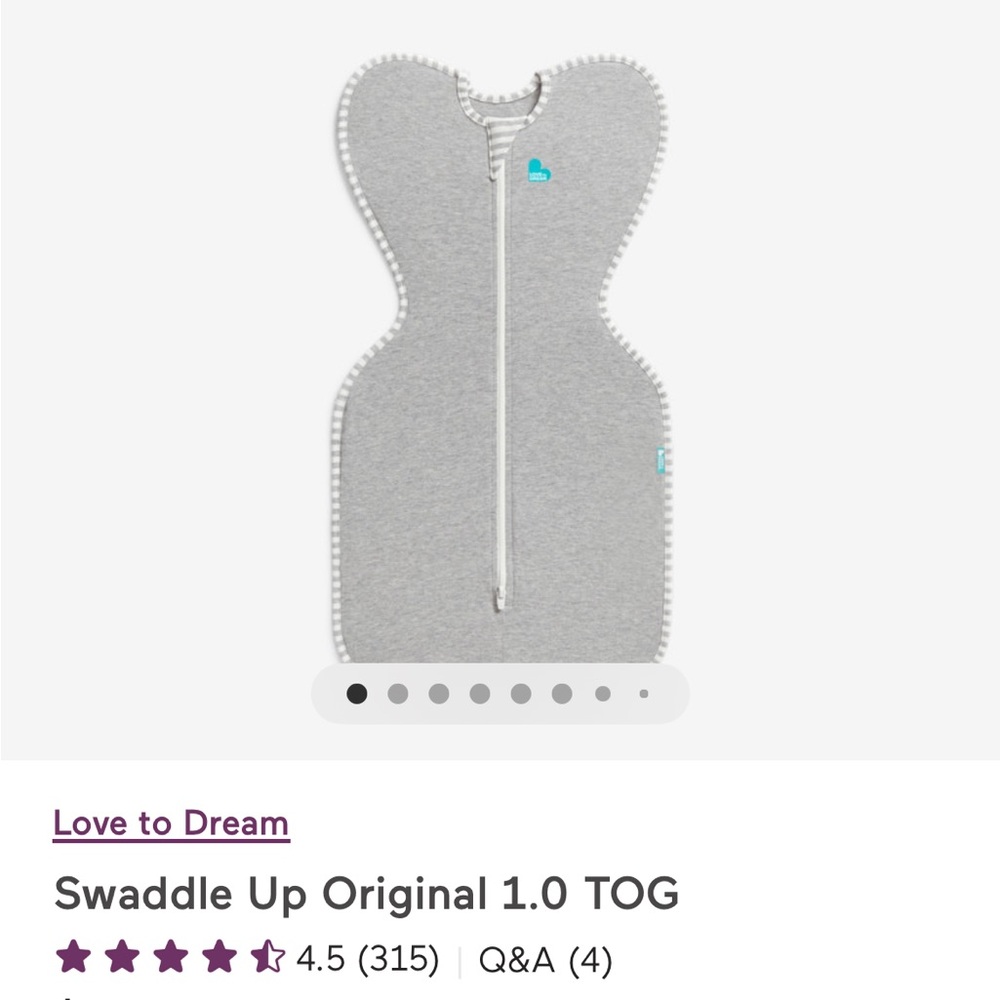 Love to Dream Swaddle Up Original - Light Gray